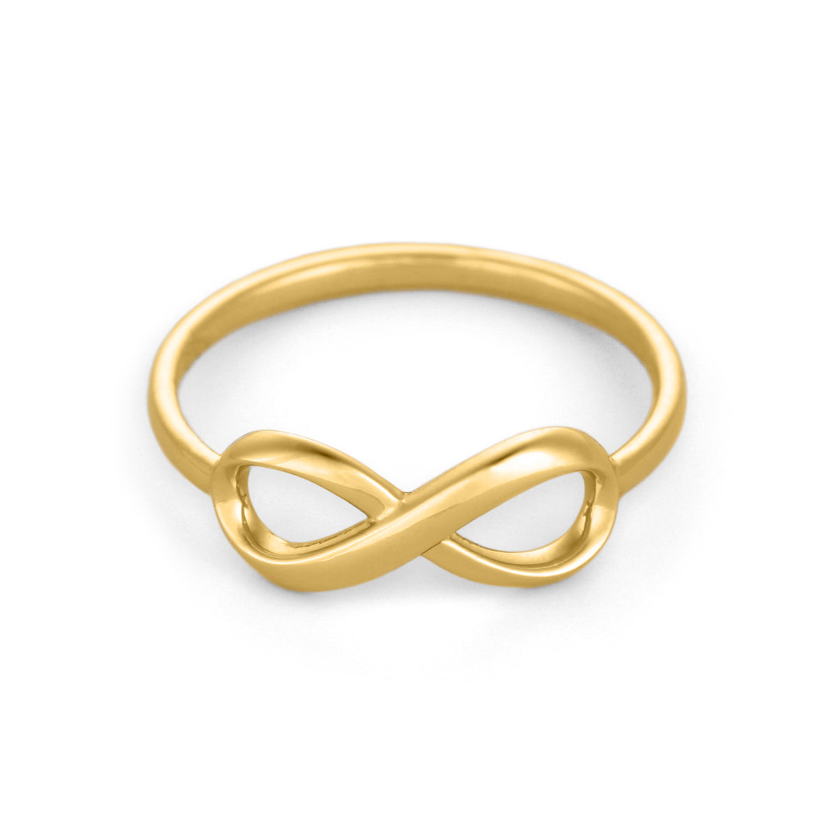 infinity ring gold