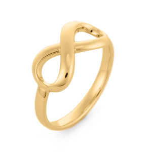 infinity ring gold