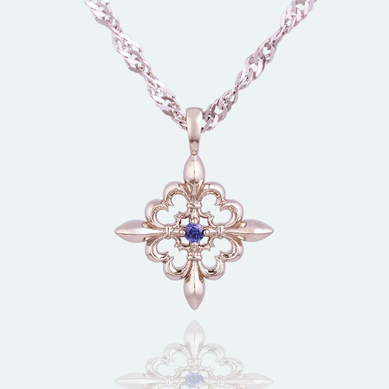 Gift-for-her_Best-gift_gold_sapphire-pendant